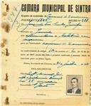 Registo de matricula de carroceiro 2 animais em nome de Joaquim dos Santos Gairifo, morador em Gouveia, com o nº de inscrição 1846.