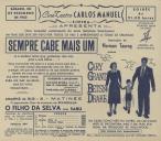 Programa do filme comédia Sempre Cabe Mais Um realizado por Norman Taurog com a participação de Cary Grant e Betsy Drake.