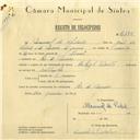 Registo de velocípede de marca Raleigh, com o nº 6185, em nome de Manuel da Piedade, morador em Rio de Mouro.