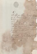 Certificado de missas pela alma do Marquês de Marialva, D. Diogo, por Frei Pedro da Piedade, pregador da província de Santo António de Portugal.
