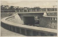 Construção de uma ponte sobre a Ribeira da Lage nas Mercês.