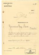 Construção de uma cavalariça em Idanha-Belas, em nome de Germaine Bráz Flores, com o Processo OB nº 292/1924, com a licença de construção nº 372 de 20/09/1924.
