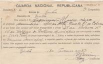 Ofício de José Anselmo, ao Administrador do Concelho de Sintra, referente à recusa de António França Candonga e Joaquim Sisudo, ambos de Almoçageme entregarem 32 cabeças de gado a José Anselmo.