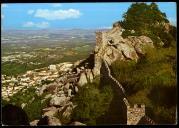 Sintra (Portugal) - Castelo dos Mouros e Vista parcial.