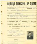 Registo de matricula de carroceiro 2 ou mais animais em nome de Manuel Rosa Salvador, morador em Negrais, com o nº de inscrição 1850.