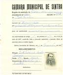 Registo de matricula de carroceiro de 2 ou mais animais em nome de João Carolino, morador em Amoreira, Belas, com o nº de inscrição 2365.