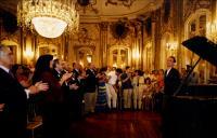 Concerto de piano de Pedro Burmester, na sala da música no Palácio Nacional de Queluz, durante o Festival de Música de Sintra.