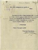 Ofício dirigido ao Administrador do Concelho de Sintra, proveniente do Secretário Geral Adjunto do Governo Civil do Distrito de Lisboa, referente à importância da despesa feita com os processos de alvarás de Alfredo Silva Ventura e Sociedade Águas da Serra, Ldª.