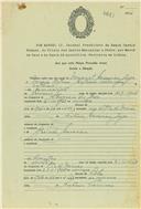 Provisão de casamento de Manuel Gameiro Jorge e Maria Helena Antunes Veríssimo.