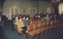 Conferência na Sala da Nau do Palácio Valenças.