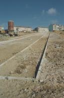 Construção dos arruamentos de acesso ao mercado de Rio de Mouro.