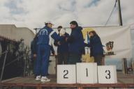 Rui Pereira, vereador da Câmara Municipal de Sintra, durante a entrega de troféus aos participantes da corrida "Fim da Europa".