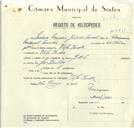 Registo de velocípede de marca J.M.F., com o nº 8711, em nome de Mário Emídio Julião Tomás, morador em Vila Verde.