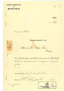 Construção de uma casa na Agualva em nome de Armando José de Serpa Rosa, com o Processo OB nº 193/1923, com a licença de construção nº 246 de 27/06/1923.
