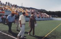 Inauguração do campo de relvado do 1º de Dezembro em Sintra, com a presença da srª. presidente da CMS, Drª. Edite Estrela.