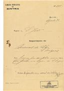 Ampliação de moradia no lugar de São <span class="hilite">Miguel</span> em São João das Lampas em nome de Manuel da Silva, com o Processo nº OB 345/1920, com a licença de construção nº 155 de 22/09/1920.