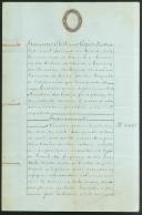 Certidão passada a Nicolau da Luz, morador em Morelinho, relativa ao registo de transmissão do domínio direto de um prazo.