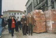 Edite Estrela, Presidente da Câmara Municipal de Sintra, visitando as obras de requalificação do Casino de Sintra.