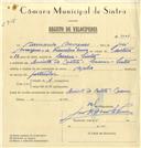 Registo de velocípede de marca Aprilia, com o nº 7001, em nome de Armando Marques, morador em Cacém.
