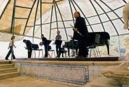 Concerto de Pedro Burmester / Pedro Ribeiro / António Saiote / Hugues Kesteman / Abel Pereira, na Quinta da Piedade, durante o Festival de Música de Sintra.