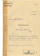 Construção de moradia em Pé de Boi, Estefânia, em nome de António Ferreira Palmela, com o Processo nº OB 62/1922, com a licença de construção nº 29 de 16/03/1922.