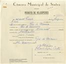 Registo de velocípede de marca Nacional, com o nº 8740, em nome de Manuel Faria, morador em Rio de Mouro.