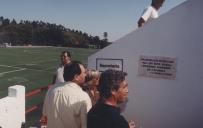 Inauguração do campo de relvado do 1º de Dezembro em Sintra, com a presença da srª. presidente da CMS, Drª. Edite Estrela.