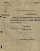 Circular do Tenente Coronel de Aeronáutica, João Luís de Moura, ao Administrador do Concelho de Sintra, solicitando que sejam distribuídos no concelho impressos com algumas passagens do discurso pronunciado a 9 de Dezembro de 1934, pelo presidente do Concelho.