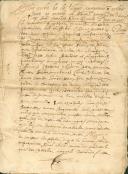 Autos de execução do testamento de Vicente Domingues, morador na ribeira de Cabrela, no qual deixou dois pomarinhos junto da marinha, sitas na Ribeira, à igreja de São João Degolado da Terrugem com obrigação de duas missas rezadas.