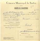 Registo de velocípede com o nº 7483, em nome de José Alberto Correia da Silva, morador em Seixal.
