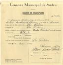 Registo de velocípede de marca Cicles Pombal com motor, com o nº 7106, em nome de Joaquim António Jorge de Oliveira, morador em Pero Pinheiro.
