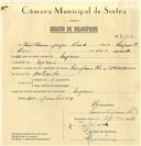 Registo de velocípede de marca Raio com motor, com o nº 7152, em nome de Guilherme Jorge Luís, morador em Negrais.