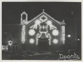 Iluminação da capela da Misericórdia de Sintra durante as festas de Nossa Senhora do Cabo Espichel na freguesia de São Martinho.