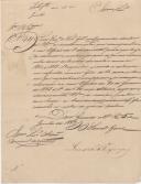 Ofício de Luís Almeida de Albuquerque, Secretário Geral da 5ª Repartição do Governo Civil de Lisboa, ao Administrador do Concelho de Sintra, referente à devolução de uma nota que junta a um ofício de 3 de Junho de 1852.