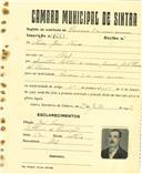 Registo de matricula de carroceiro 2 ou mais animais em nome de Pedro José Frade, morador no Ral, com o nº de inscrição 1660.