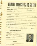 Registo de matricula de carroceiro 2 ou mais animais em nome de Pedro José Frade, morador no Ral, com o nº de inscrição 1660.