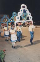 Desfile das marchas populares.