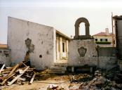 Obras de requalificação da escola das Azenhas do Mar.