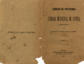 Código de posturas da Câmara Municipal de Sintra aprovado em sessão de 16 de maio de 1888.