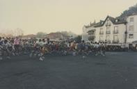 Partida da corrida Fim da Europa, frente ao Palácio Nacional de Sintra.