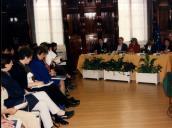 Reunião da FESU "mulheres, violência e segurança urbana", na sala da Nau, Palácio Valenças, com a presença da Presidente da Câmara Municipal de Sintra, Drª Edite Estrela.