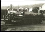 Locomotiva a vapor nº 023 (Série 021 a 029) fabricada em 1891 pela firma Beyer Peacock (Inglaterra)