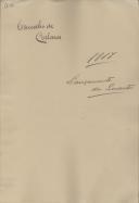Livro de registo do lançamento dos quartos na Vila de Colares no ano de 1817.
