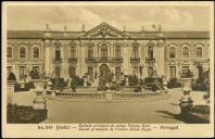 Queluz - Fachada principal do antigo Palacio Real Portugal 
